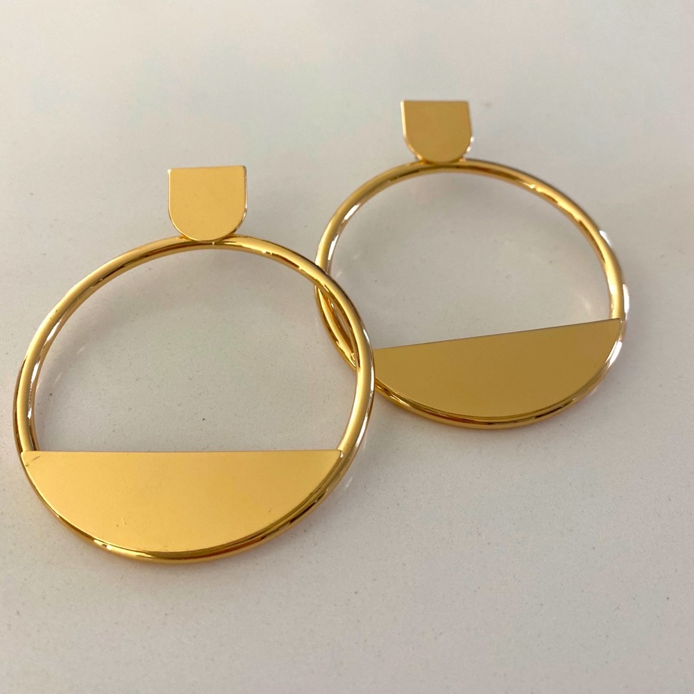 Statement Knocker Hoop Earrings